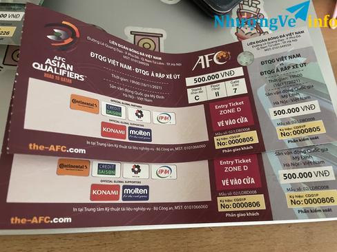 Ảnh Pass vé siêu rẻ trận ả rập