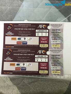 Ảnh Cặp mệnh giá 1,2 triệu bán 1 triệu trận Việt Nam -arap