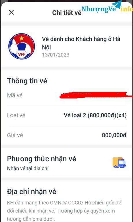 Ảnh Nhương lại 2 cặp vé CK AFF 13/01 loại 2