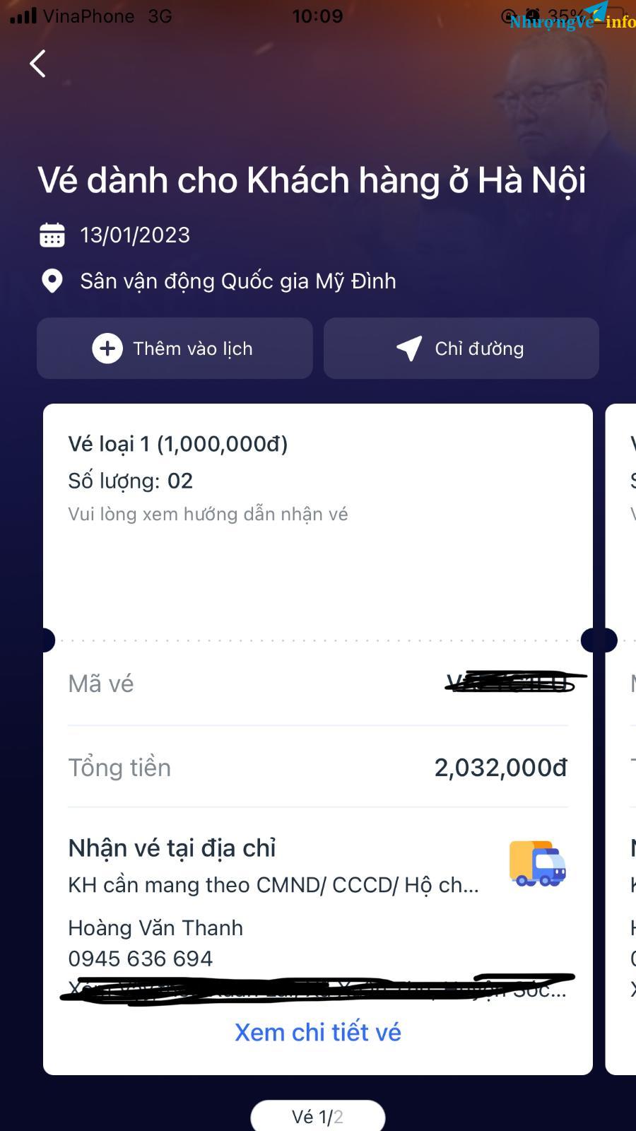 Ảnh Vé bóng đá Việt Nam! - thái lan