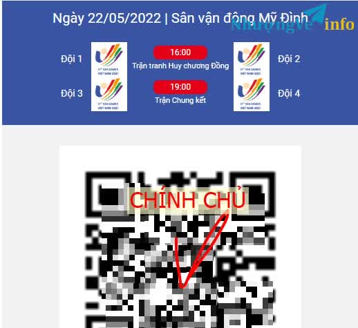 Ảnh HOT!!!Vé chung kết bóng đá Sea Games 31 Việt Nam- Thái Lan