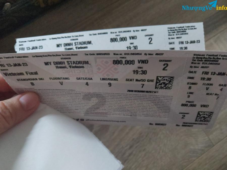 Ảnh Pass nhanh cặp vé khán đài B cửa 4 trung tâm