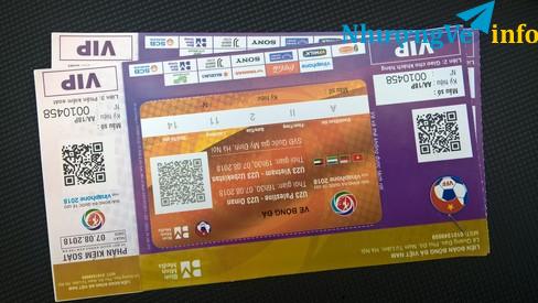 Ảnh VÉ MỜI VÉ VIP U23 CÚP TỨ HÙNG VIỆT NAM-UZBEKITAN