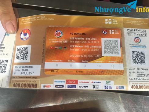 Ảnh BÁN VÉ MỜI VÉ VIP KHÁN ĐÀI A B TRẬN 7/8