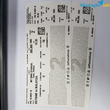 Ảnh Vé khán đài A Vip tầng 2 bán nhanh 2.3M
