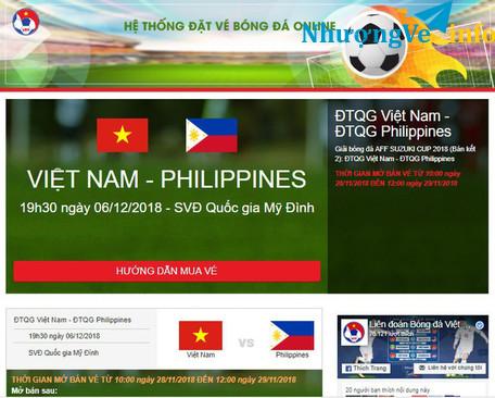 Ảnh Vé Khán Đài A - Việt Nam vs Philippines