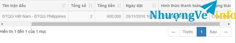 Ảnh Vé trận VN-PL ngày 06/12 giá gốc 300k