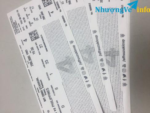 Ảnh Bán 2 cặp vé trận VN và Philippines mệnh giá 300k 3tr/ cặp