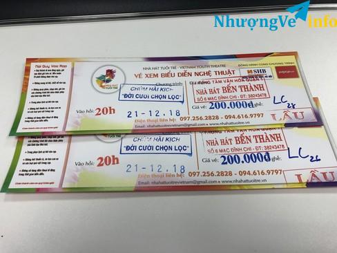 Ảnh Vé xem kịch “Đời cười chọn lọc” tại Nhà hát Bến Thành Quận 1