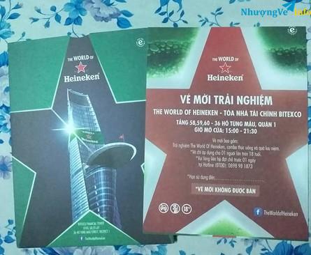 Ảnh Vé The Word Of Heineken rẻ nhất hcm 40k