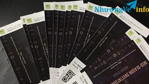 Ảnh Pass vé msi ngày 12/5 ở Hà Nội có Faker vị trị đẹp sát sân khấu