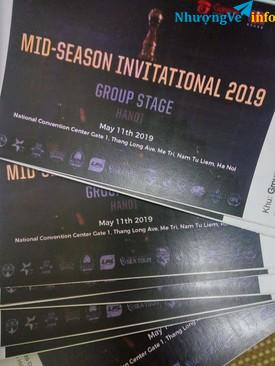Ảnh Vé sự kiện MSI LOL 2019 cùng cơ hội giao lưu với Faker
