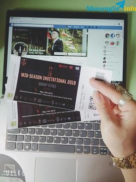 Ảnh Cặp vé MSI trực tiếp cùng Faker tại Hà Nội 2019