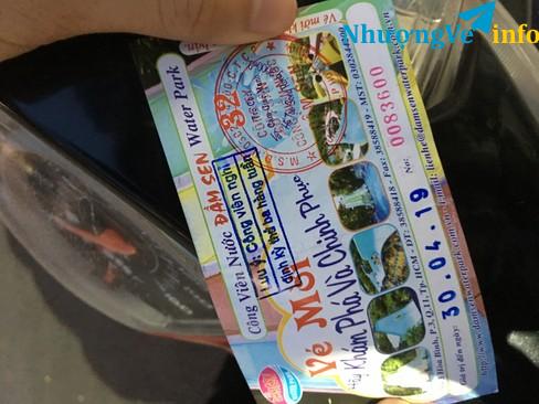 Ảnh Bán vé công viên Nước Đầm Sen