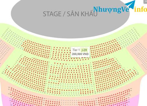 Ảnh Cặp vé MSI 2019 hàng ghế đẹp ngày 12/05