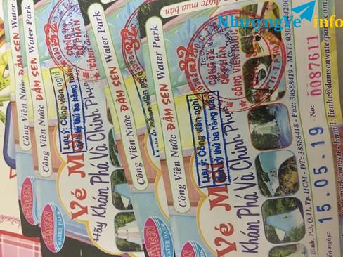 Ảnh Vé mời Đầm Sen nước