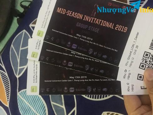 Ảnh Tớ cần pass vé MSi ngày 11/12/13/14 loại 1 xin xò