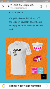 Ảnh Pass gấp Color Me Run
