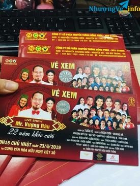 Ảnh Nhượng 2 vé Vip liveshow Vượng Râu 19h15 ngày 23/6 Cung VHHN Việt Xô