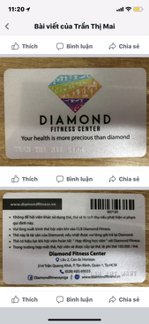 Ảnh BÁN THẺ GYM DIAMOND FITNESS
