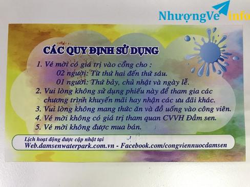 Ảnh Vé đầm sen nước trọn gói 180k