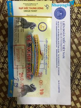 Ảnh vé xem xiếc tối ngày 29-09-2019