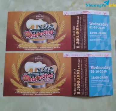 Ảnh Bán vé lễ hội bia Đức Oktoberfest (Thứ 4 ngày 02/10) Free-ship
