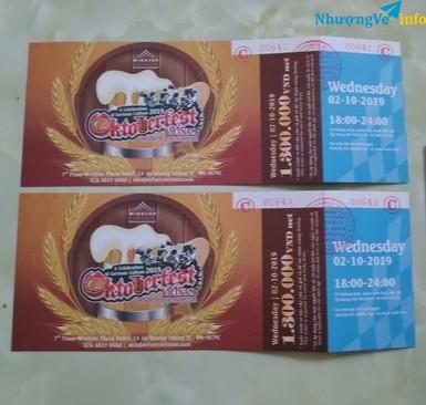Ảnh Bán vé lễ hội bia Đức Oktoberfest (Thứ 4 ngày 02/10) Free-ship