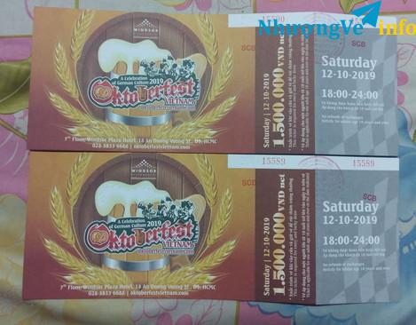 Ảnh Vé bia Đức Oktoberfest Tối thứ 7 (12/10) Windsor