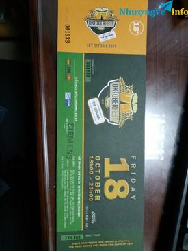Ảnh Nhượng lại 01 vé OKTOBERFEST 2019 ngày 18/10/2019 tại JW MARRIOTT HANOI HOTEL 1100k