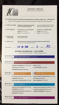 Ảnh Vietnam International Fashion Week 2019 F/W