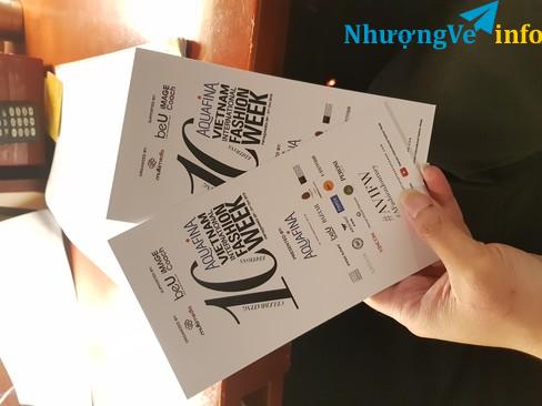 Ảnh bán vé show tuần lễ thời trang vietnam fashion week 2019 tại trung tâm.hội nghị quốc gia