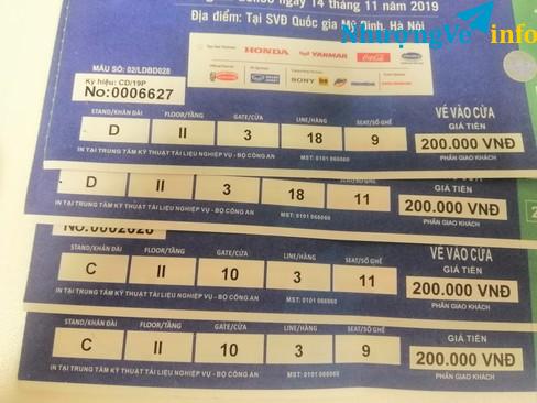 Ảnh Nhượng lại 2 cặp vé 200k