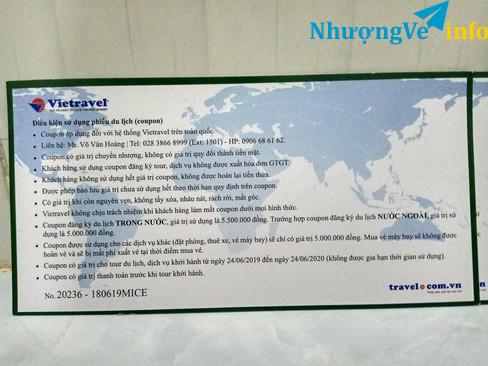 Ảnh Voucher du lịch Vietravel giá rẻ