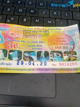 Ảnh Vé đầm sen nước cho 2 ng