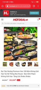 Ảnh Voucher buffet premium aka house