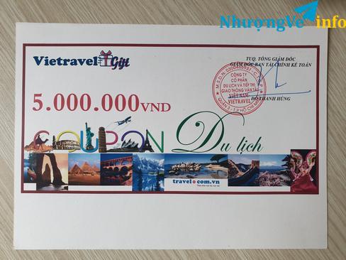 Ảnh Pass coupon du lịch Vietravel trị giá 5tr
