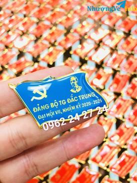 Ảnh nhận sản xuất huy hiệu búa liềm lá cờ đảng, sản xuất huy hiệu đại hội phường