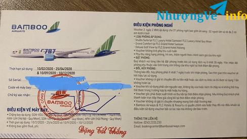 Ảnh Voucher kèm vé may bay