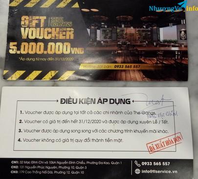 Ảnh Voucher ăn uống tại The Gangs - Grill & Beer. Hsd 31/12/2020