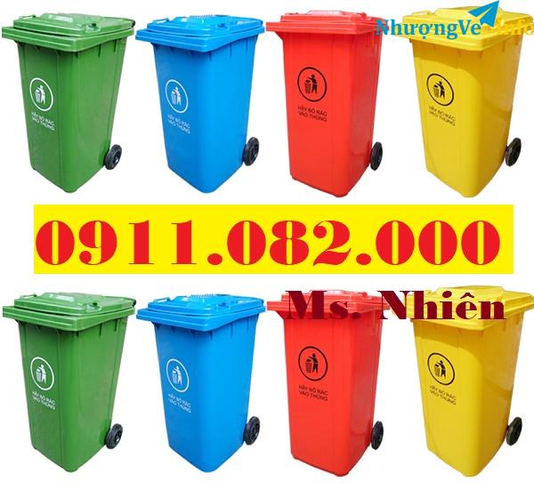 Ảnh Bán thanh lý thùng rác 120 lít 240 lít 660 lít giá rẻ- thùng rác giá sỉ- lh 0911082000