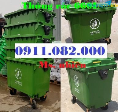 Ảnh Cung cấp thùng rác 660 lít giá rẻ tại tiền giang- lh 0911082000- Nhiên