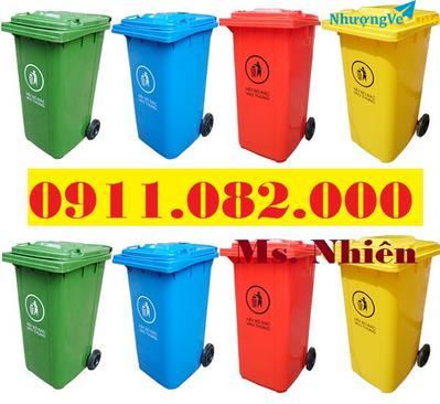 Ảnh Nơi bán sỉ lẻ thùng rác 120L 240L 660L giá rẻ tại trà vinh- lh 0911082000