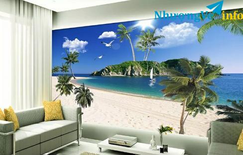 Ảnh Tranh dán tường phong cảnh biển