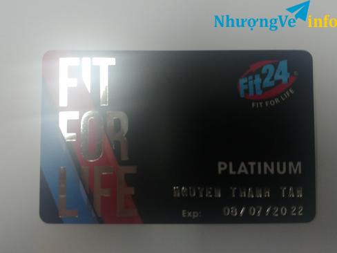 Ảnh Sang nhượng thẻ gym Fit24 Platinum còn 20 tháng