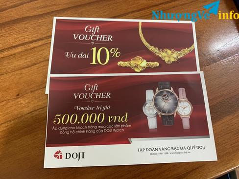 Ảnh Voucher mua hàng ở vàng bạc Doji