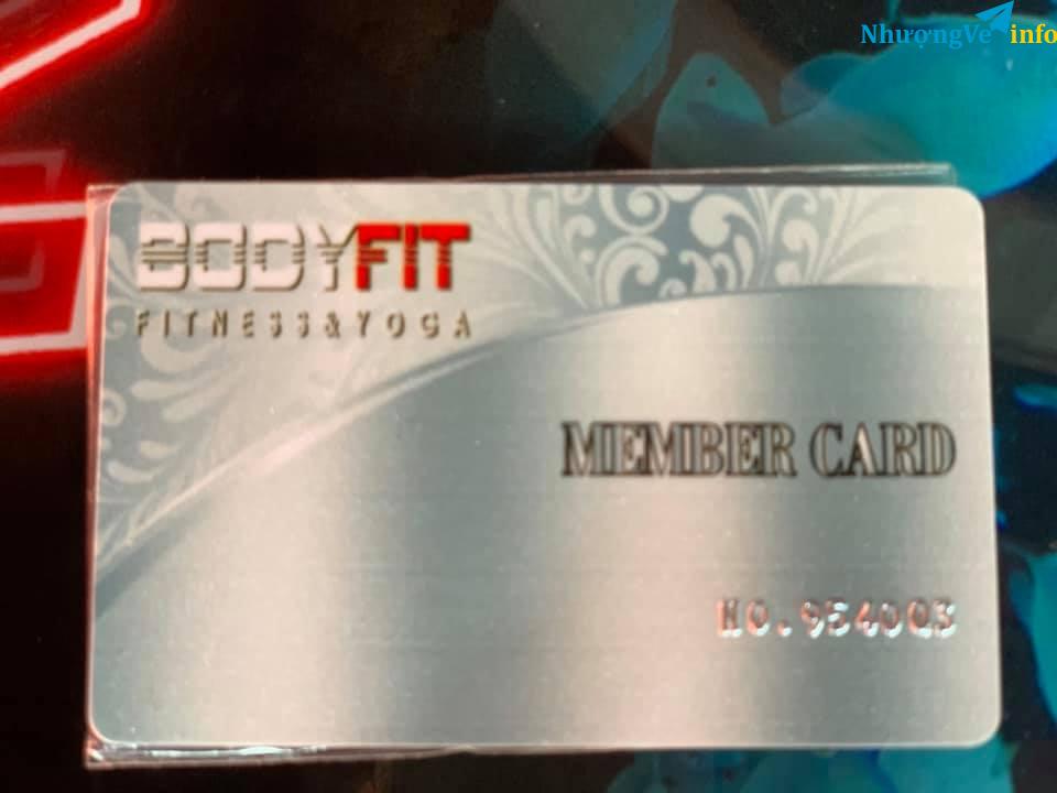 Ảnh pass lại 1 thẻ tập tại BODYFIT
