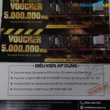 Ảnh Voucher ăn uống tại vườn bia The Gangs