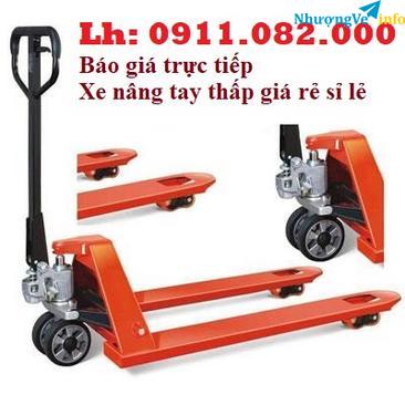 Ảnh Cung cấp xe nâng tay thấp 3 tấn giá rẻ tại vĩnh long-hàng nhập khẩu đài loan - lh 0911082000