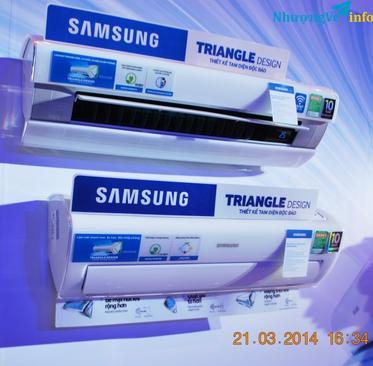 Ảnh Máy lạnh treo tường Samsung có thiết kế đa diện độc đáo, làm nổi bật vẻ hiện đại cho không gian